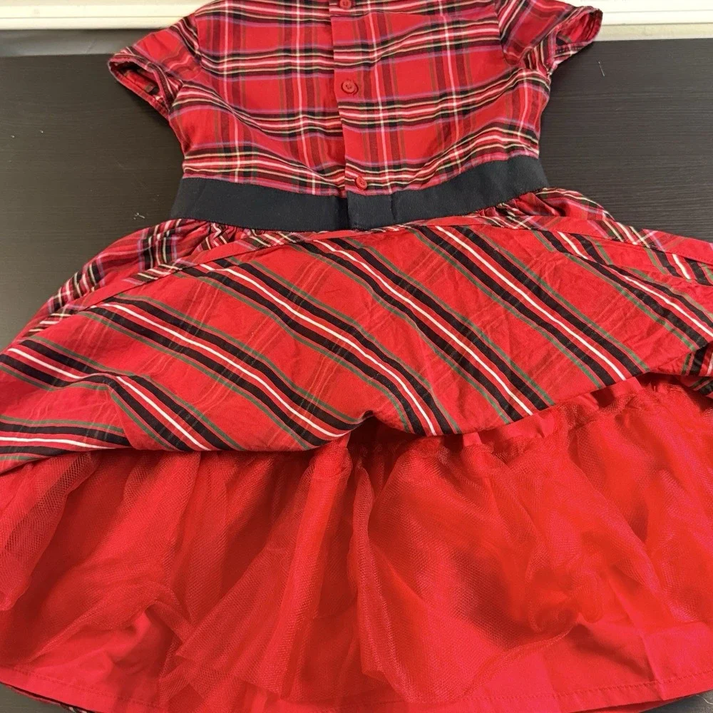Carter's Girls Tartan Plaid Dress Size 3Toddler, with Petticoat